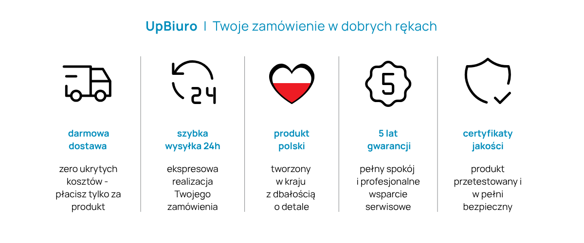 Czarny fotel biurowy LightUp od polskiej marki Profim: 5 lat gwarancji, darmowa dostawa i szybka wysyłka 24h.